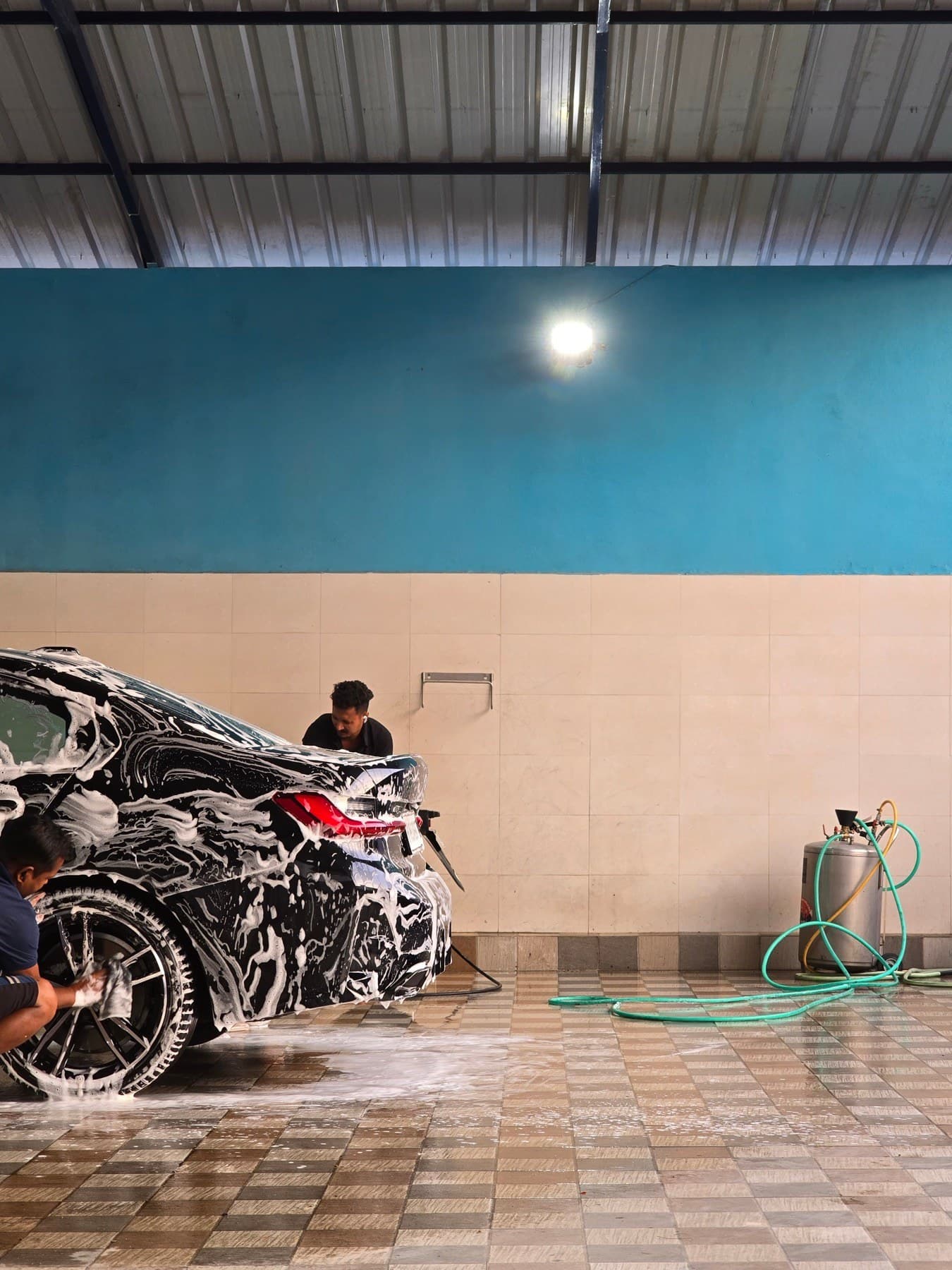Wash day.